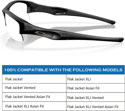 Miniatura 3 de Kits de goma de repuesto para gafas Oakley Flak Jacket Flak Jacket XLJ