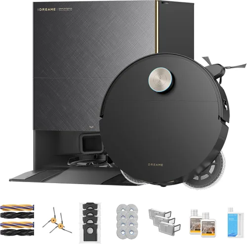 Miniatura 11 de DREAME X60 Max - Robot aspirador y trapeador ultra completo, diseño ultrafino, succión de 35,000 Pa, vaciado automático y recarga, trapeador Blanco