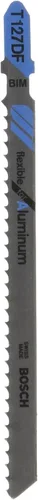 Miniatura 32 de Bosch T118BF 5 piezas de 3-5/8 Pulg. Hojas de sierra de calar con mango en T flexibles para metal