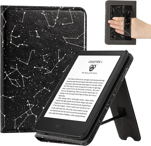 Miniatura 11 de CoBak Case for 6" E-Reader - PU Leather Smart Cover with Auto Sleep/Wake & Hand Strap