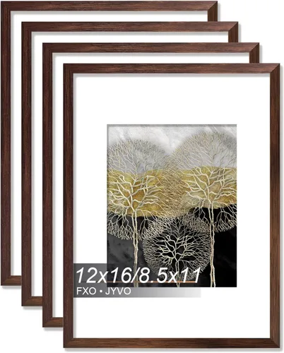 Miniatura 108 de Fxojyvo Marco de Fotos de 4x6, Muestra Foto de 3.5x5 con Paspartú o 4 x 6 Sin Paspartú, Liviano y de Alta Transparencia Marco de 4 por 6 para Pared