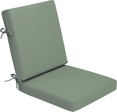 Miniatura 22 de Arden Foam - Cojín para silla de comedor al aire libre, 20 x 20 pulgadas, fabricado con espuma ProFoam, resistente a la lluvia, resistente a