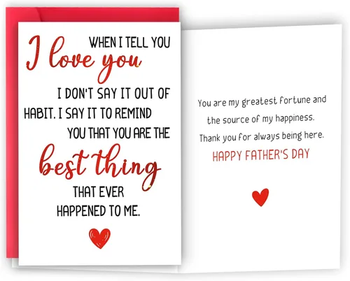 Miniatura 12 de Taco - Tarjeta de regalo para el día del padre de parte de la esposa, regalo feliz del día del padre para marido novio, tarjeta divertida del día