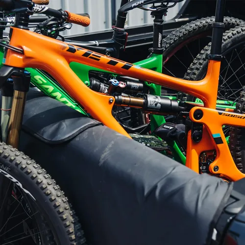 Miniatura 6 de Granite Pita - Fundas para pedal de bicicleta, fundas para pedal de bicicleta para protección de transporte de bicicleta, contra daños y arañazos