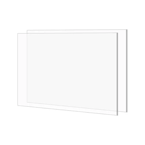 Miniatura 7 de MECCANIXITY Hoja acrílica, 16 x 12 pulgadas, láminas acrílicas de cristal transparente PMMA para diseño de arte, marco de fotos, proyectos