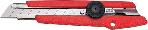 Miniatura 12 de NT Cutter - Cuchillo multiusos de agarre de aluminio fundido a presión de serie Premium Evolution PMG con bloqueo automático, hoja negra extra
