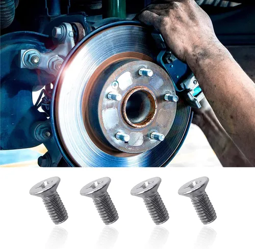 Kewucn 4 piezas de tornillos de rotor de disco de freno de acero inoxidable para delantero y trasero, accesorios de reemplazo OEM 93600-06014-0H,