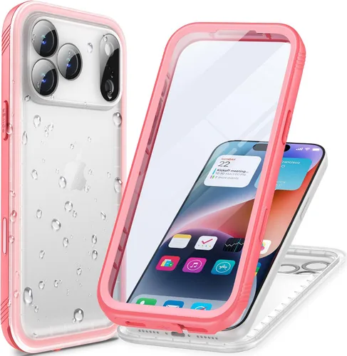 Miniatura 51 de Cozycase TOP Funda impermeable para iPhone 17 Pro Max - Grado militar resistente a todo 360 con protector de cámara de pantalla, doble IP68 a prueba