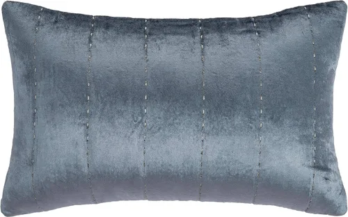 Miniatura 5 de SAFAVIEH Home Collection Gressa - Cojín decorativo de 12 x 20 pulgadas, color gris y azul