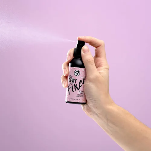Miniatura 4 de W7 The Fixer - Spray fijador de maquillaje, acabado húmedo, fórmula ultrafina de larga duración, libre de crueldad animal y vegano