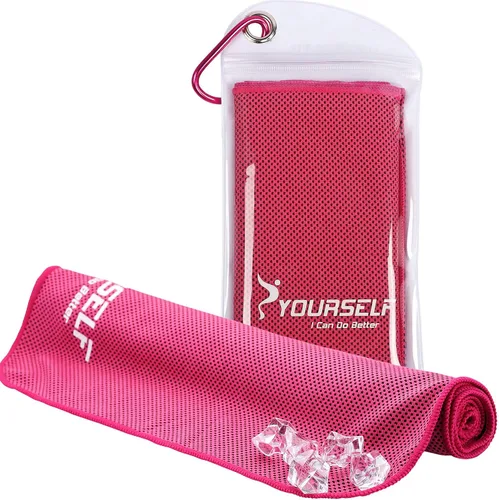 Miniatura 12 de Toalla refrigerante Syourself para un alivio instantáneo: toalla refrescante de 40 pulgadas x 12 pulgadas para jugar bolos o hacer ejercicio o yoga
