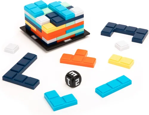 Miniatura 4 de Educational Insights Upzzle - Juegos de mesa estratégicos de apilamiento para niños, adolescentes y adultos, desafío vertical de construcción