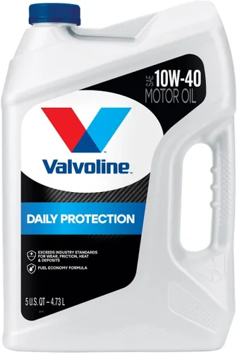 Miniatura 2 de Aceite de motor Valvoline Daily Protection SAE 10W-40, convencional, 5 cuartos de galón, caja de 3
