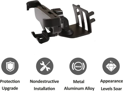 Miniatura 7 de Soporte de teléfono estabilizador antivibraciones ajustable de aleación de aluminio para Subaru BRZ Toyota 86 2013-2022 Soporte de teléfono