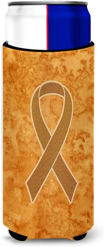 Miniatura 54 de Caroline's Treasures AN1203CC - Cinta amarilla para sarcoma, hueso o vejiga para concientización sobre el cáncer de lata o botella, enfriador