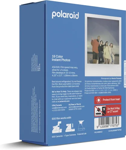 Miniatura 4 de Polaroid - Película de color para cámaras Polaroid 600 y Polaroid Now, Lab y OneStep, paquete doble, con álbum de recuerdos instantáneos y paño