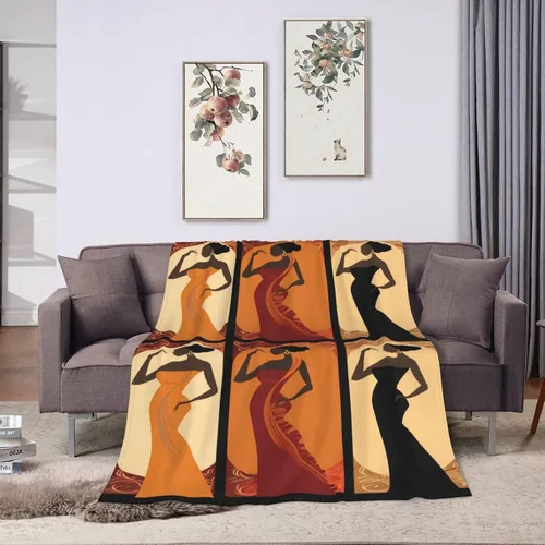 Miniatura 6 de Manta de franela de vellón, manta de Navidad con árbol de nieve y pájaros para cama, manta súper suave y acogedora de 50 x 40 pulgadas