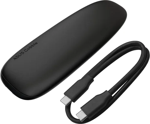 ASUS Cobble M.2 NVMe® PCIe® Carcasa SSD portátil, USB-C® 3.2 Gen 2x1, velocidades de transferencia de hasta 10 Gbps, resistencia al agua y al polvo