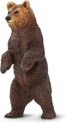 Miniatura 2 de Safari Ltd. Figura de oso Grizzly – Figura de modelo realista de 4.2 pulgadas pintada a mano, divertido juguete educativo para niños, niñas y niños