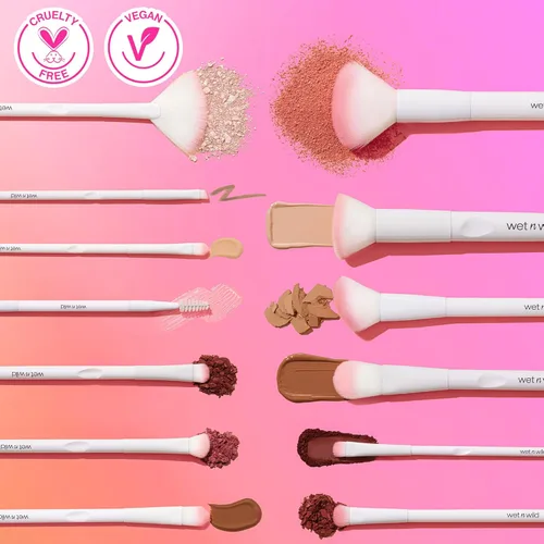 Miniatura 5 de wet n wild - Brocha para polvo con cerdas sintéticas ultra suaves para una aplicación impecable, tacto suave, mango ergonómico para un control