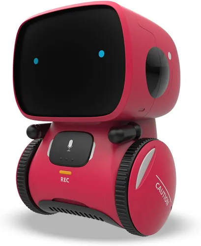 Miniatura 9 de KaeKid Robots para niños, robótico inteligente interactivo con sensor táctil, control de voz, reconocimiento de voz, canto, baile, repetición