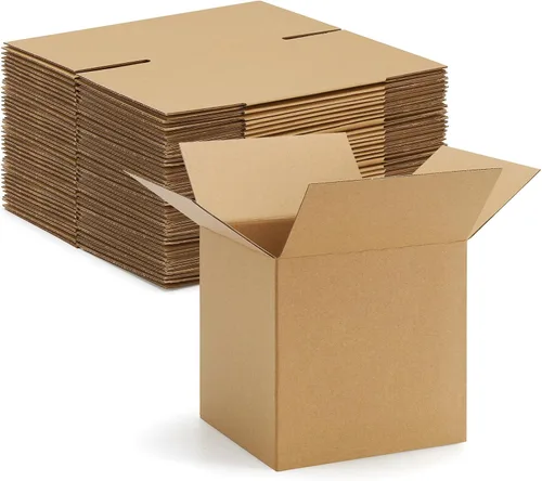 Miniatura 21 de Eupako Cajas de envío pequeñas, 6 x 4 x 4 x 4, paquete de 30 unidades, cajas de cartón corrugado, cajas de cartón para embalaje de pequeñas Blanco