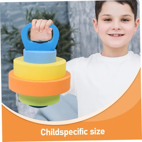 Miniatura 3 de Abaodam 1 par de mancuernas de agua ajustables de Eva para gimnasia ligera flotante para natación, preescolar, ejercicios de brazo, mancuernas