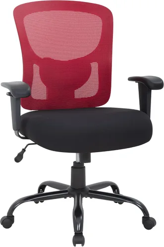 Miniatura 10 de Silla de escritorio ergonómica, silla de oficina, silla de computadora de 500 libras con soporte lumbar, asiento ancho, brazos ajustables