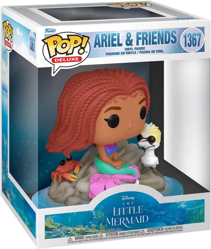 Miniatura 2 de Funko Pop! Deluxe: The Little Mermaid - Ariel & Friends - Figura de vinilo coleccionable - Idea de regalo - Producto oficial - para niños y adultos