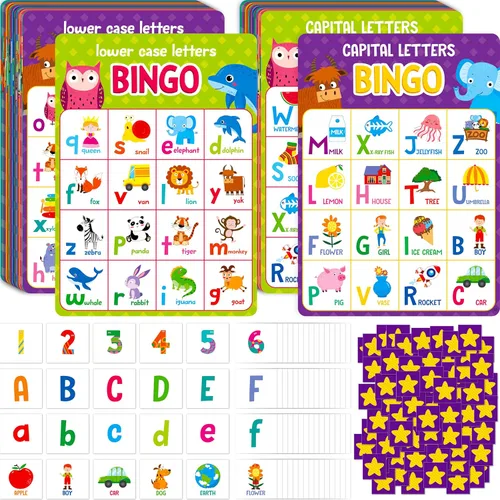 Miniatura 8 de SpriteGru Juego de bingo de cumpleaños, 25 tarjetas de tablero de bingo, juego de fiesta de cumpleaños para 25 jugadores para niños o adultos