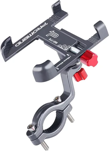 Miniatura 8 de Ralos Soporte de teléfono para bicicleta, soporte de aluminio para teléfono celular, abrazadera de teléfono celular para manillar de bicicleta