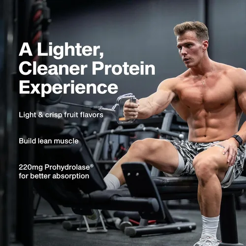 Miniatura 2 de MuscleTech Proteína de suero en polvo transparente aislado de proteína de suero aislado de suero de leche en polvo para mujeres y hombres, bebida
