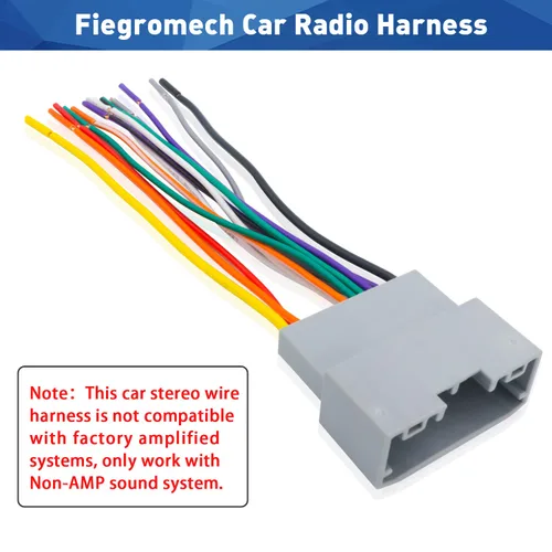 Miniatura 7 de Adaptador de arnés de cableado de radio posventa para Jeep Wrangler Compass Chrysler Dodge, arnés de cable de estéreo, cable de altavoz