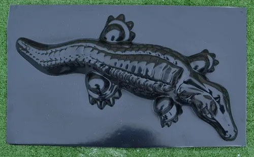 Miniatura 7 de Betonex Molde de fundición de cocodrilo DECORATIV Molde de jardín de caimán de hormigón (#A07)