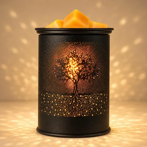 Miniatura 16 de kobodon Calentador de cera de metal, calentador de cera derretida, quemador de cera para velas, calentador de cera eléctrica para derretir velas
