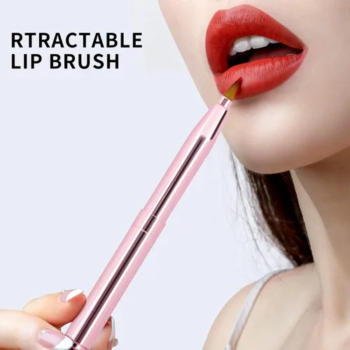Miniatura 6 de Unaone [2 Pack] Pincel para lápiz labial, pinceles retráctiles para labios, pincel de maquillaje de doble punta para lápiz labial y brillo labial