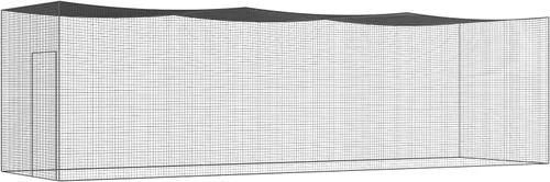 Miniatura 57 de VEVOR Jaula de bateo de béisbol, red profesional de entrenamiento de bateo de béisbol de sóftbol, resistente, resistente, cerrada, de polietileno