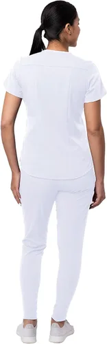 Miniatura 2 de Adar Pro - Conjunto médico moderno para mujer - Camiseta médica moderna con cuello en V y pantalón médico, pantalón de yoga