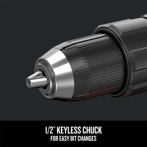 Miniatura 5 de CRAFTSMAN V20 Kit de taladro de martillo inalámbrico, 1/2 pulgada, 2 baterías y cargador incluidos (CMCD711C2)