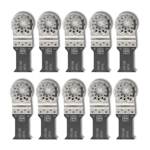 Miniatura 36 de Fein Starlock Plus 63502161260 - Hoja de sierra de larga duración con corte E, corte de precisión para madera, paneles de yeso y plásticos