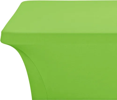 Miniatura 4 de LZY Mantel de mesa elástico ajustable de elastano para mesa plegable de 4, 6 o 8 pies, mantel rectangular de cóctel, perfecto para fiestas