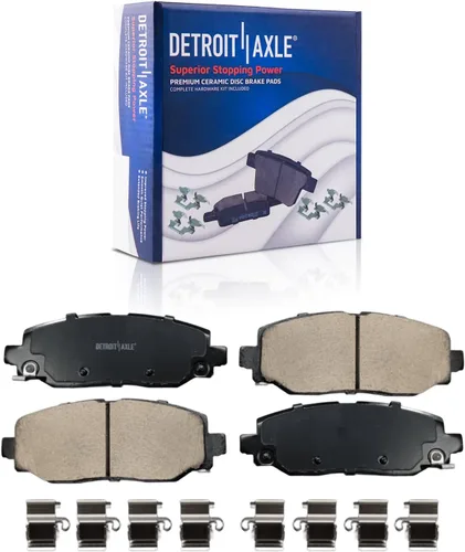 Miniatura 37 de Detroit Axle - Zapatas de freno traseras para Chrysler PT Cruiser 04-09, reemplazo de zapatas de freno semimetálicas 2004 2005 2006 2007 2008 2009