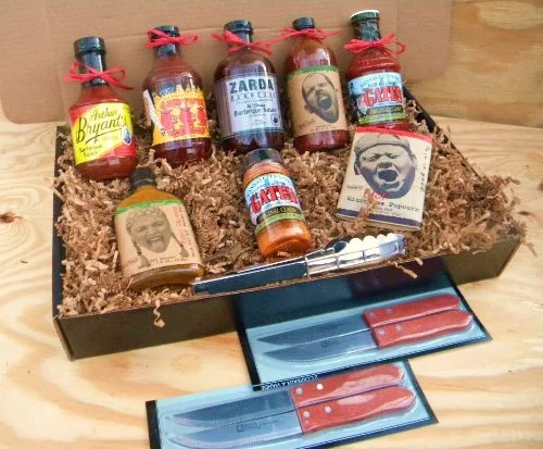Kansas City - Paquete combinado legendario de salsa barbacoa KC, juego de caja gourmet premium [Arthur Bryants, Gates, Oklahoma Joe's Cowtown y más]
