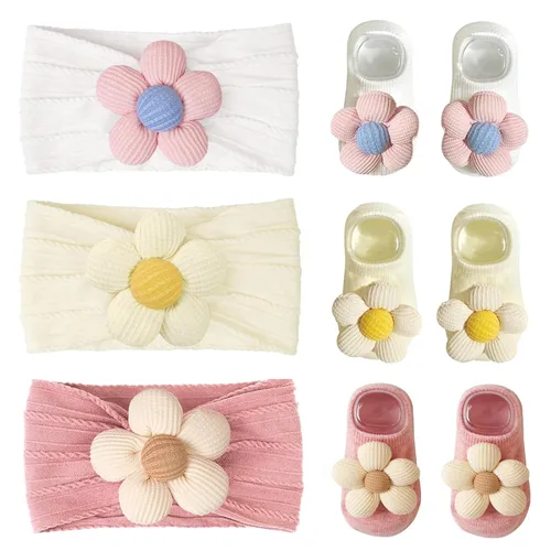 Miniatura 10 de 30 diademas de gasa para niñas pequeñas, suaves y elásticas, accesorios para el cabello para bebés, niñas, recién nacidos, bebés y niños pequeños