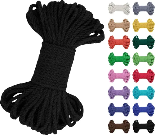 Miniatura 55 de JeogYong - Cuerda de yute de 3 mm, 99,9 m, cuerda natural gruesa para jardín, ideal para manualidades, exterior, jardinería, envoltorios de regalo