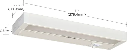 Miniatura 5 de Satco 63/501 CounterQUICK - Luz LED para debajo del gabinete, CCT seleccionable 3000K/4000K/5000K, 11 pulgadas, blanco cálido a frío