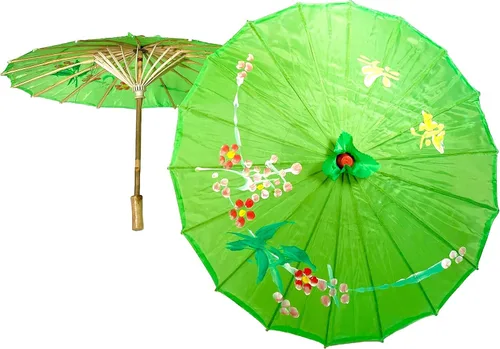 Miniatura 3 de TJ Global Pack de 2 sombrillas japonesas chinas de 33 pulgadas para bodas, fotografías, disfraces, cosplay, decoración y otros eventos, 2 paraguas