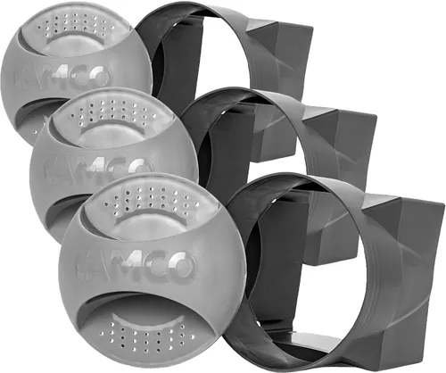 Tapa magnética para parachoques de RV de Camco permite un almacenamiento conveniente de tu adaptador 4 en 1 durante el viaje. Cuenta con una tapa