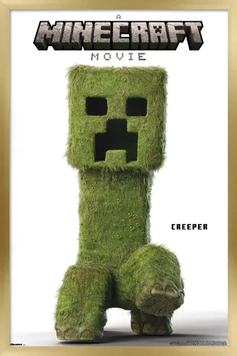 Miniatura 16 de A Minecraft Movie - Póster de pared de la serie Creeper, 34 pulgadas de largo x 22.4 pulgadas de ancho, versión sin marco