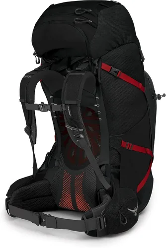 Miniatura 2 de Osprey Aether Plus 85L Mochila de mochilero para hombre, color negro, S/M